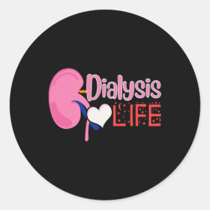 Dialyse Nefrologie Nierziekte Verpleegkunde 2 Ronde Sticker