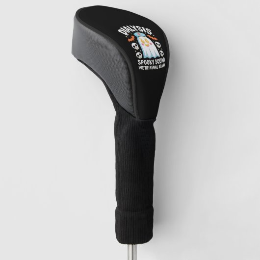 Dialyse Nefrologie Verpleegster Schattige Hallowee Golfheadcover (Schuin)