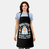Dialyse Nefrologie Verpleegster Schattige Hallowee Schort (Gedragen)