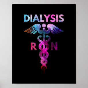 Dialyse RN Nurses Nefrologie Geregistreerde verple Poster