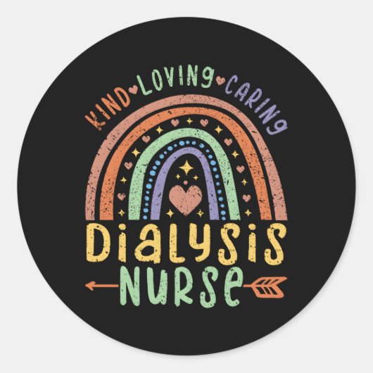 Dialyse Ronde Sticker (Voorkant)