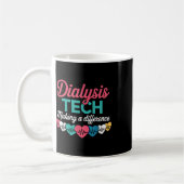 Dialyse Tech Maakt Een Verschil Technicus Hart Koffiemok (Links)