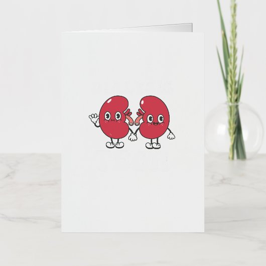 Dialyse Tech Retro Groovy Folie Wenskaart (Voorkant)