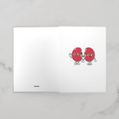 Dialyse Tech Retro Groovy Folie Wenskaart (Buiten Laag)