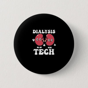 Dialyse Tech Retro Groovy Ronde Button 5,7 Cm