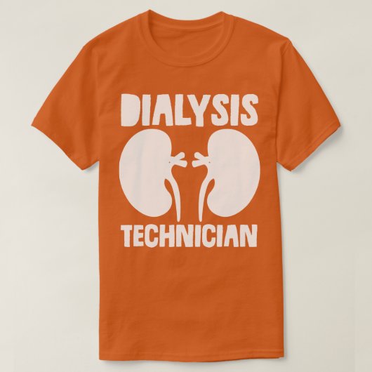 Dialyse Technicus Nephrology Tech T-shirt (Design voorkant)