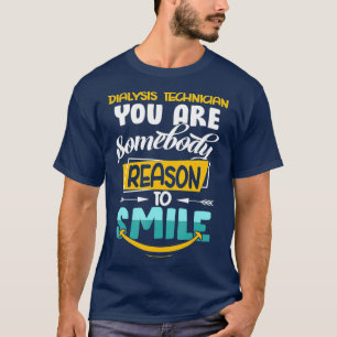 Dialyse Technicus Prescription Nefrology Tech T-shirt