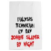 Dialyse Technicus Zombie Slayer Joke Medium Cadeauzakje (Achterkant)