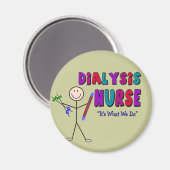 Dialyse Verpleegkundigen Aantekening Ontwerp Magneet (Voorkant / Achterkant)