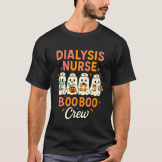 Dialyse verpleegster Boo Boo bemanning Halloween s T-shirt