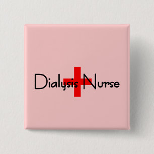 Dialyse Vierkante Button 5,1 Cm