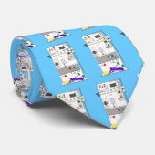 Dialysemachine Necktie-uniek ontwerp Stropdas (Opgerold)