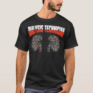 Dialysetechnicus behandelt niernefrologie t-shirt
