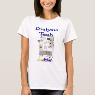 Dialysetechnicus — Fresenius-ontwerp machine T-shirt