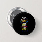 Dialyseverpleegkundige Ronde Button 5,7 Cm (Voorkant /achterkant)