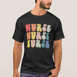 Dialyseverpleegster Leven Groovy Dialyseverpleegst T-shirt