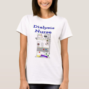 Dialysezurse-cadeautjes voor unieke machines t-shirt