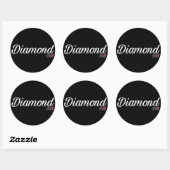 Diamant 868 logo ronde sticker (Vel)