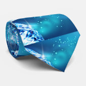 diamant bleu homme cravate (Roulé)