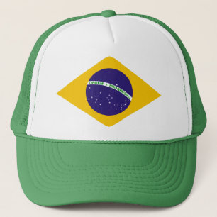 diamant Brazilië - embleem van de Braziliaanse vl Trucker Pet