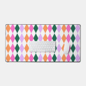 Diamant coloré Motif du milieu du siècle moderne R (Clavier et souris)