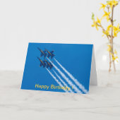 Diamant d'anges bleus de carte de joyeux (Fleur jaune)