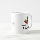 Diamant dans la Mug de café ROUGH (Devant droit)