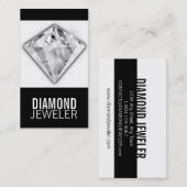 Diamant de modèle de carte de visite (Devant / Derrière)