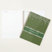 Diamant de Parties scintillant vert Sage moderne (Devant avec enveloppe)