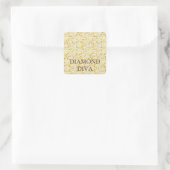 DIAMANT DIVASTAR VIERKANTE STICKER (Tas)