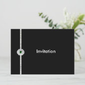 Diamant en smaragd kaart (Staand voorkant)