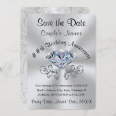 Diamant étonnant, Enregistrer les cartes de dates, (Devant / Derrière)