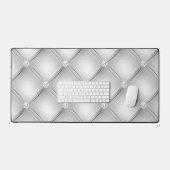 Diamant getuft ontwerp, zilver bureaumat (Keyboard & Muis)