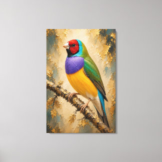 Diamant Gouldian Luxe Impression sur Toile