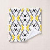 Diamant gris Abstrait moderne (Gant de toilette)