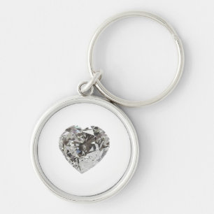 Diamant Hartvorm Brilliant Sleutelhanger