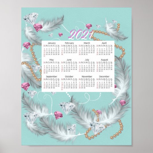 Diamant kalender en poster (Voorkant)