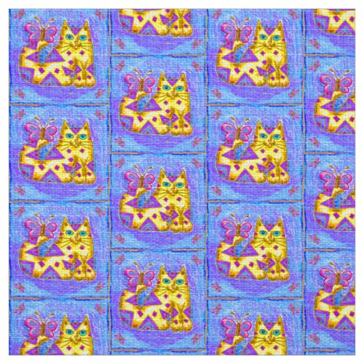 Diamant Kat Stof (Swatch)