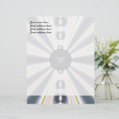 Diamant Lichtjes Briefhoofd (Staand voorkant)