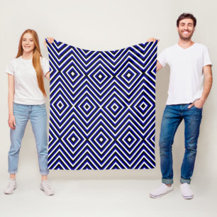 Diamant Optische Illusie Dekbed Fleece Deken