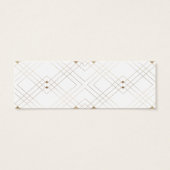 Diamant Or Blanc Géométrique Mariage Gatsby (Dos)
