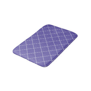 Diamant patroon paars badmat