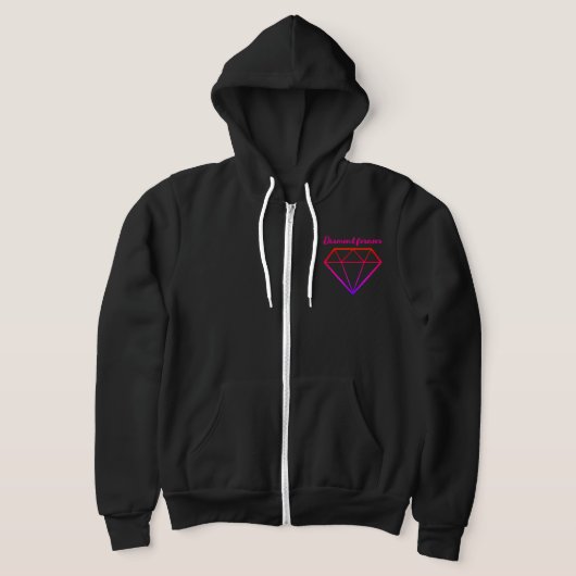 diamant pour toujours sweat - shirt à capuche (Poser)