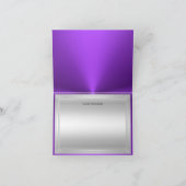 Diamant pourpre et Carte de remerciements Tiara (Intérieur)