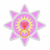 Diamant Ring Sticker (Voorkant)