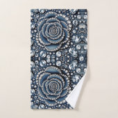 Diamant Rose & Denim Glam Bling Bijoux (Serviette à main)