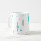 Diamant Turquoise Rétro & Mug Starburst (Devant gauche)