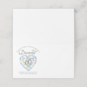 Diamant waterverf 60e bruiloft evenement plaats ka (Buitenkant ongevouwen)