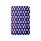 Diamantblauwe badmat (Voorkant Verticaal)