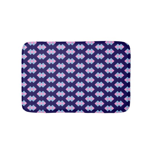 Diamantblauwe badmat (Voorkant)